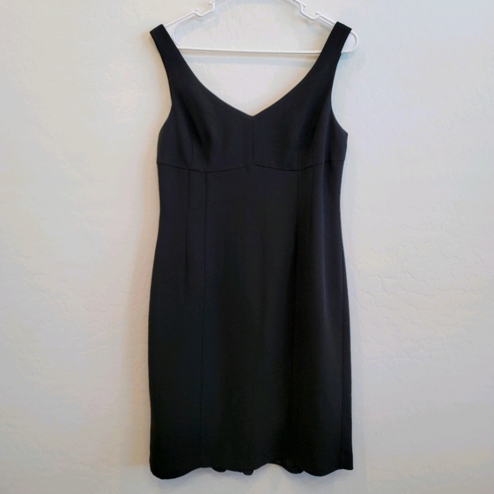 S.L. Fashions Black Sleeveless Dress Size 10